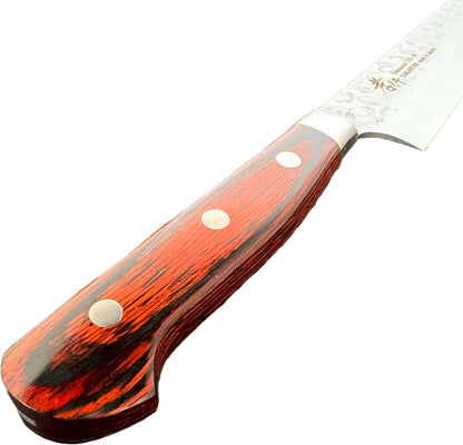 Sakai Takayuki 15 cm. Petty Knife VG10 Hammered Damascus
