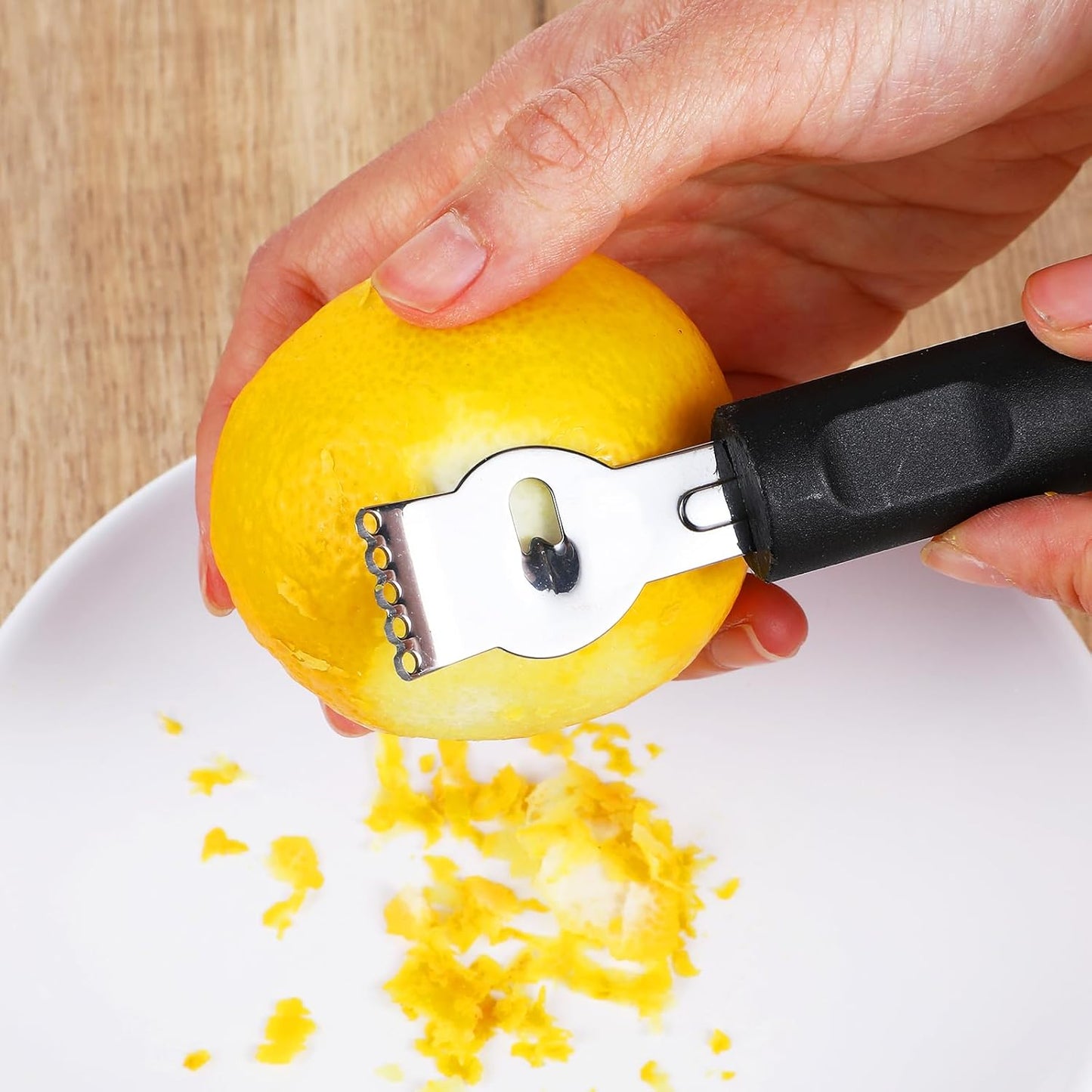 Ouligay Lemon Zester, Channel Knife, Peeler, Stainless Steel Bartender Accessories for Cocktail Garnish, Citrus Orange and Lemon Peeler - Bar Accessories for Home