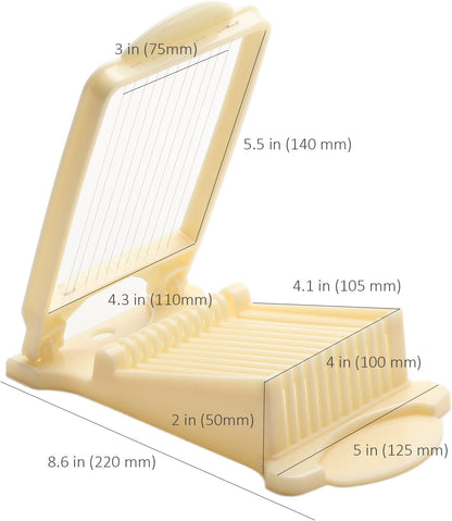 Luncheon Meat Slicer, Durable, Quality Stainless Steel 11 Wires for 12 Thinner Slices, Certified Safety, Slice Meats (Green)