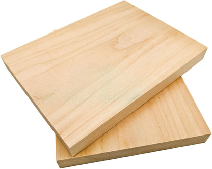 Unfinished Basswood Blocks for Crafts, Wood Craft Panels for Art, Engraving, Painting, DIY Projects, Chip Carving, Fretwork (7.87 x 3.93 x 0.78 in)