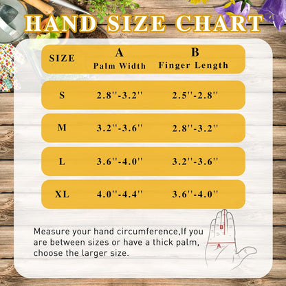 HANDLANDY Rose Pruning Gloves for Men & Women, Long Thorn Proof Gardening Gloves, Breathable Pigskin Leather Gauntlet, Best Garden Gifts & Tools for Gardener
