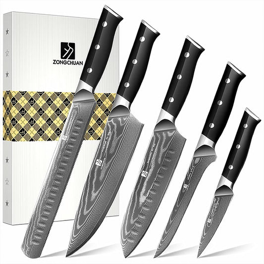 Steak Knives,4.5 Inch Steak Knives Set of 6, Micro-Cutting Point Serrated Edge, Very Sharp Steak Knife, Dishwasher Safe, 50CR15MOV Stainless Steel, Handle Ergonomic And Full Tang Design With Gift Box