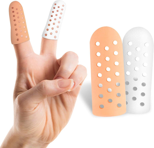 20 PCS Silicone Finger Cots Cut Resistant Protector, Finger Covers for Cuts, Gloves Life Extender, Cut Resistant Finger Protectors for Kitchen, Work, Sculpture, Anti-Slip, Reusable, Breathable