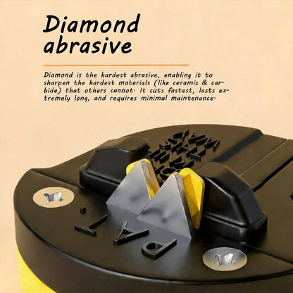 sharpening stone, Knife Sharpening with Diamonds and Ceramic for Steel of Any Hardness,Vacuum Suction Base,for Kitchen Counter, 2-Sided Whetstone with Angle Guide for Home & Professional Chefs