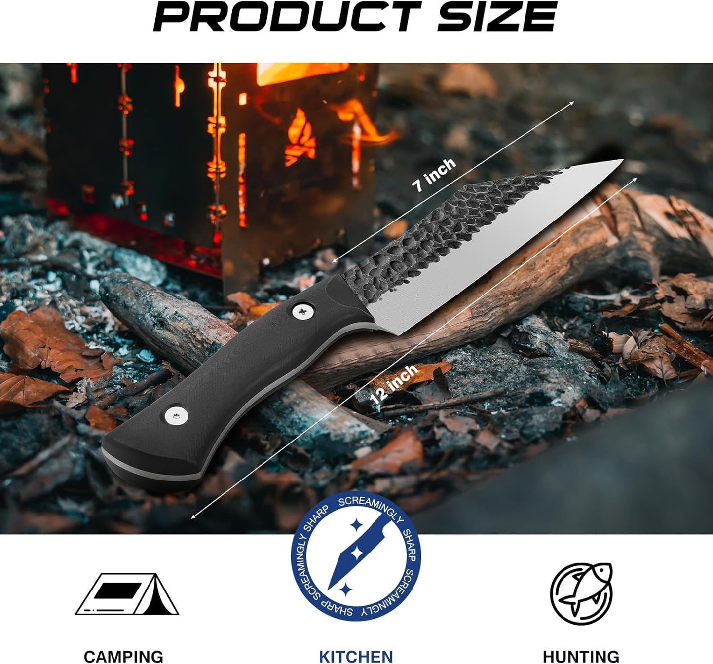 3PCS Kitchen Knife Set, Ultra Sharpe Chef Knife Set Forged of 67-Layer Japanese Damascus Steel, Premium Knives Set Professional Sharp Knives Set with G10 Handle