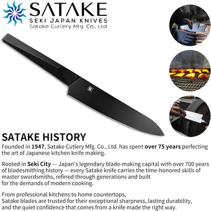 6.7 Inch Santoku Knife, Made in Japan, High Carbon Molybdenum Stainless Steel Japanese Chef Knife with Sakura Handle, Kitchen Knife for Slicing Meat, Vegetable & Fruit