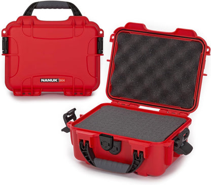 NANUK 904 Hard Case with Foam – IP67 Waterproof Protective Case for Camera, Drone & Gear – Impact-Resistant & Dustproof – Perfect for Travel 10.2" x 7.9" x 4.5" – Yellow