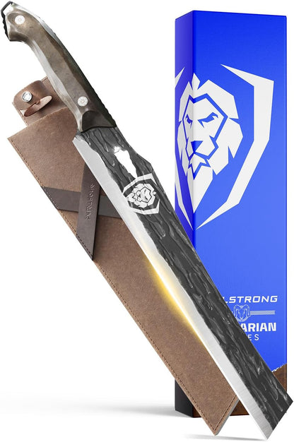 Dalstrong Curved Fillet Boning Knife 6”- Barbarian Series - Premium Swedish 14C28N High Carbon Stainless Steel - Black Brown Wood Handle Knife - Professional Fillet Knife- Sheath Included