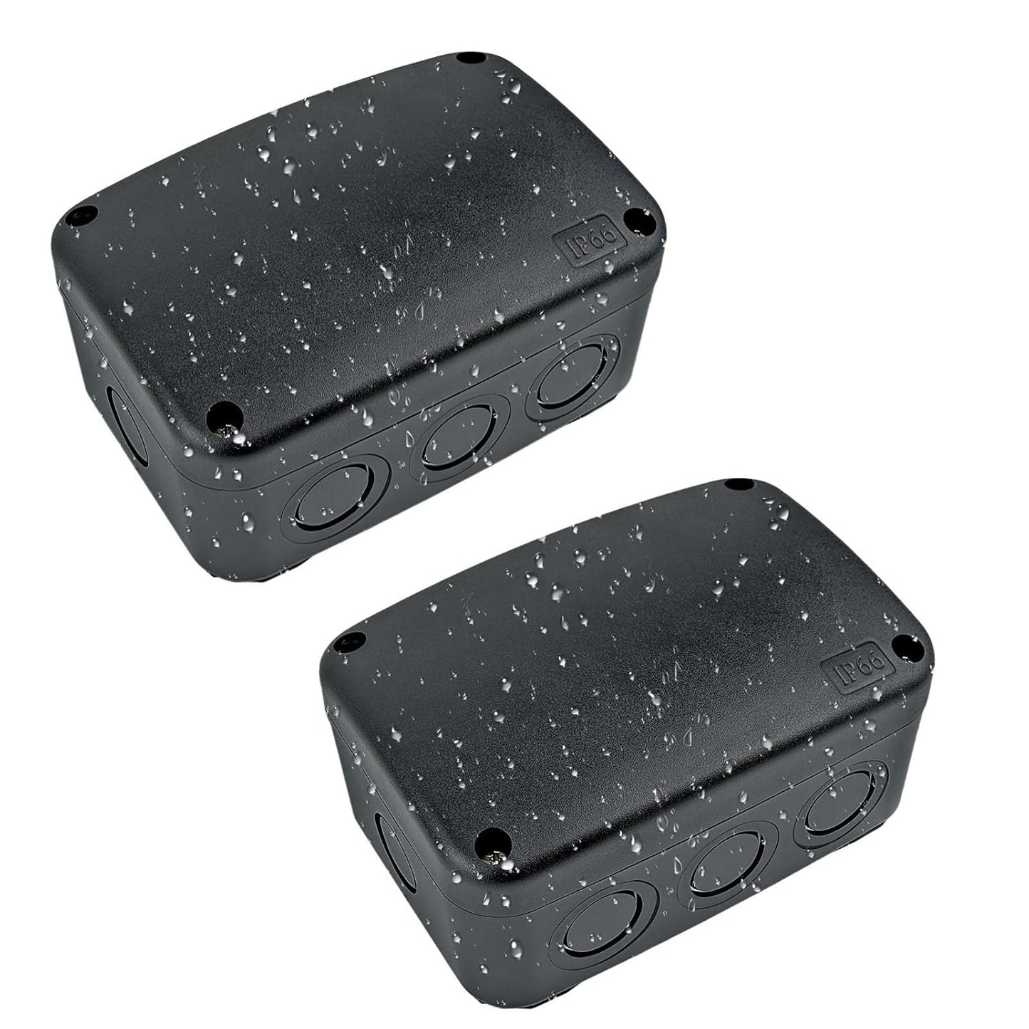 GreenCycle 14.3 x 11.4 x 4.5 Inch Waterproof Hard Case with DIY Customizable Foam Insert Portable Protective Storage Case with Knife for Camera Drones Equipments Tools Test Instruments,Black