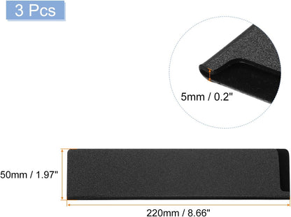 uxcell 3Pcs Knife Edge Guards 5.9"x1" ABS Knife Cover Sleeves Knife Case Blade Protector Universal Knife Sheath for Home Kitchen Knife