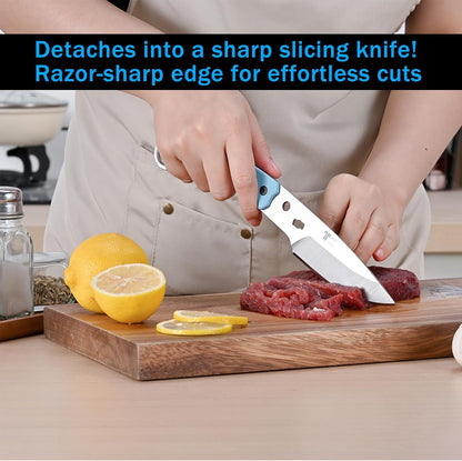 Heavy Duty Kitchen shears, all Purpose shears for food, Poultry Scissors, Stainless Steel Kitchen Scissors for camping, baking G10 Donut Pink