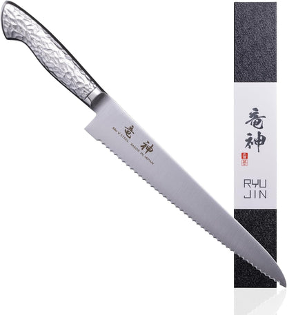 竜神 (RYUJIN) Professional Japanese Petty knife 150mm [OMOTENASHI Selection 2023 Best Gold Award Winner] Tsubame Sanjo Stainless Steel Integrated Made in Japan Daishin Sangyo [Ryujin Knife]