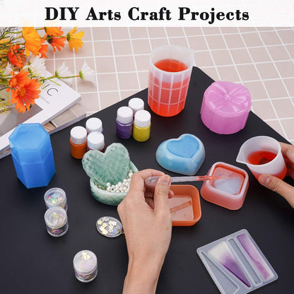 Gartful Extra Large Transparent Silicone Mat, Countertop Protector, 25.2 x 17.7 inches Silicone Sheet for Crafts Resin Jewelry Casting Mat Pad Nonstick Table Placemat