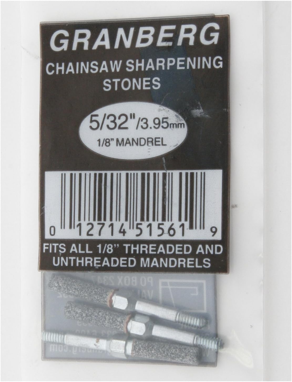 Granberg Threaded Grinding Stones - 5/32In. Width, 3-Pc. Set