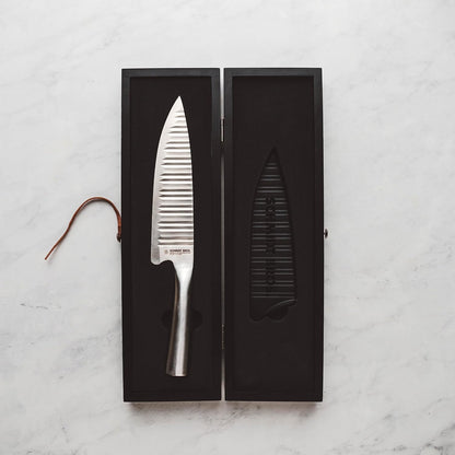 Schmidt Bros. Evolution 7" Nakiri Knife, High-Carbon German Stainless Steel Cutlery in a Wood Gift Box