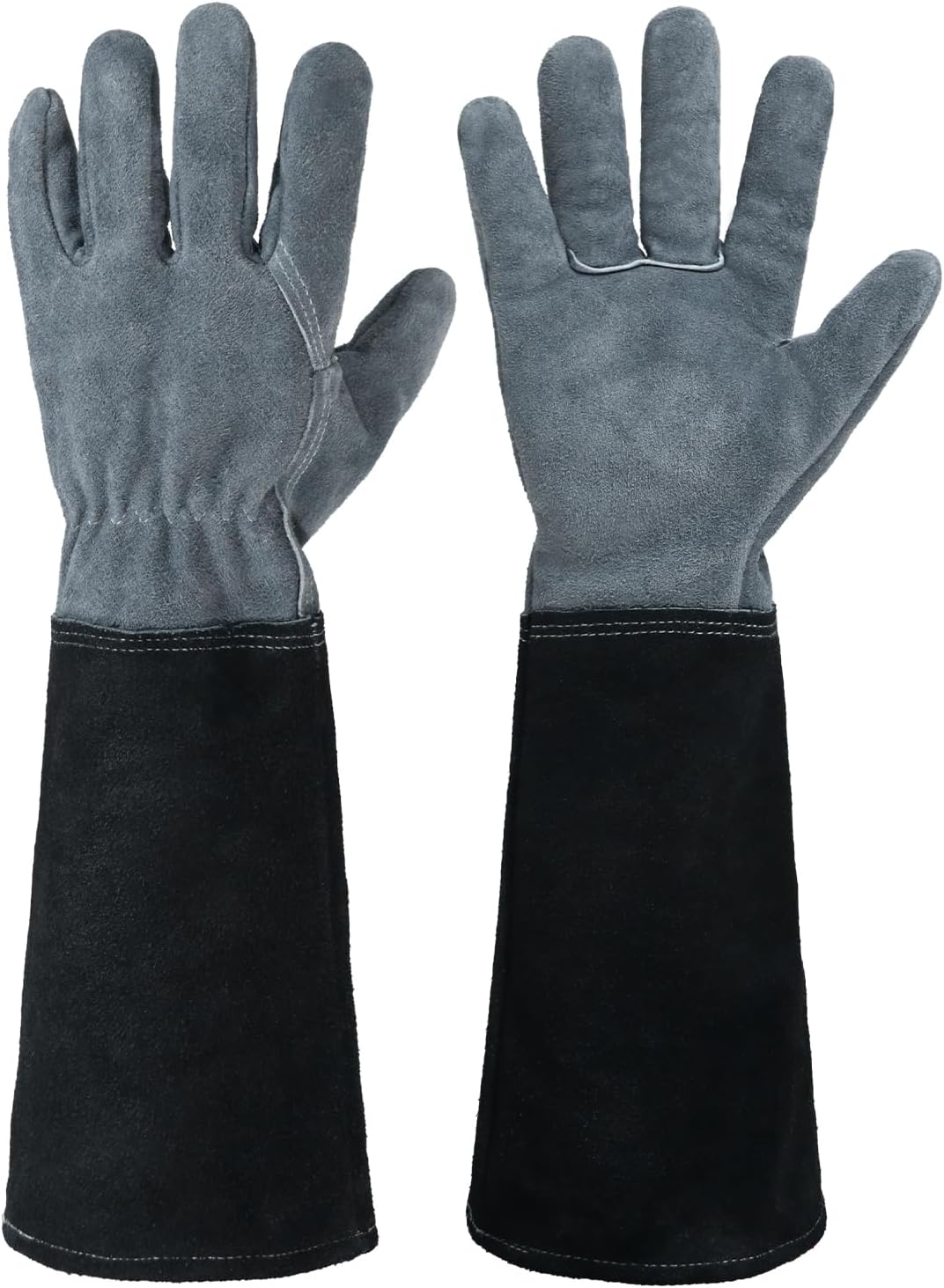 HANDLANDY Rose Pruning Gloves for Men & Women, Long Thorn Proof Gardening Gloves, Breathable Pigskin Leather Gauntlet, Best Garden Gifts & Tools for Gardener