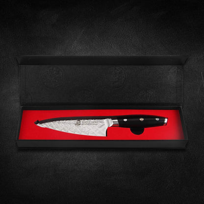 TUO Paring Knife 3.5 Inch - Ultra Sharp Peeling Knife - High Carbon Stainless Steel - Full Tang G10 Handle with Gift Box - Black Hawk S Series