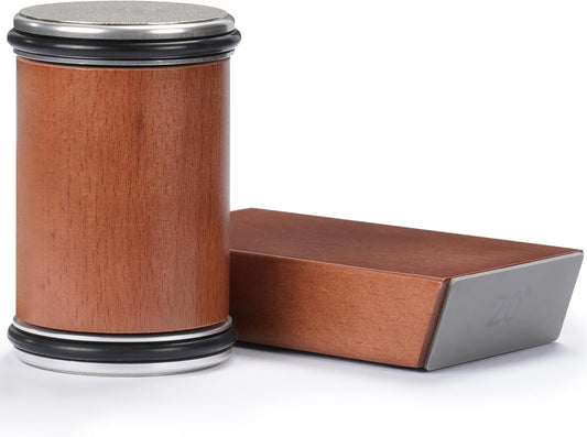 Rengue Rolling Knife Sharpener Kit, Diamond Coated Tool with N52 Super Magnetic 15° to 20° Angles Beech Wood Base 400/1000 Grit Grinding for Kitchen Knives Any Steel Hardness