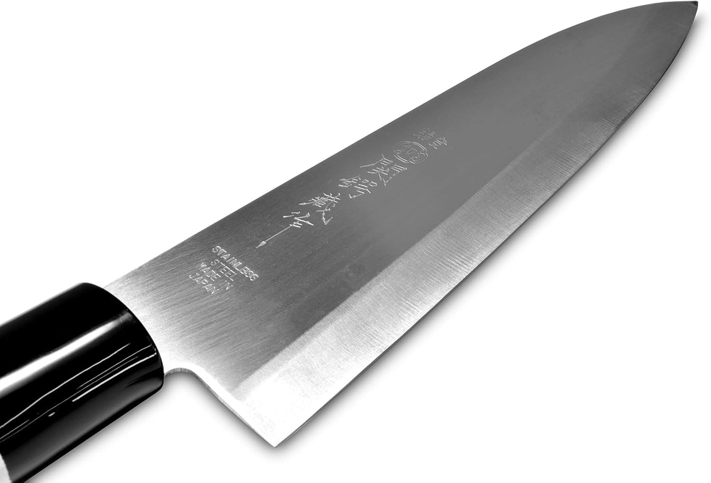 Seki Japan TSUBAZO Japanese Vegetable Kitchen Knife, Stainless Steel Nakiri Knife, Shiraki Handle, 170 mm (6.7 in)