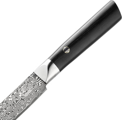 zayiko Limited Edition Copper Damascus Chef’s Knife – 8.3" Kiritsuke Blade | Damascus Steel with VG10 Core & Copper Texture | Maple Wood Handle | Professional Kitchen Knife in Gift Box