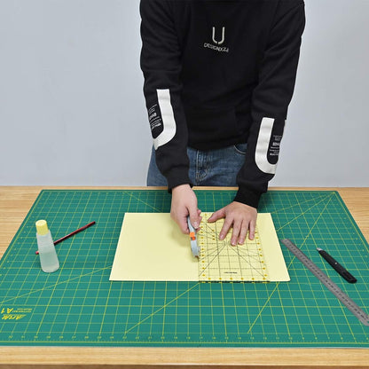 ArtAt Self Healing Cutting Mat: 12″x 18″ Black-Gray Eco-Craft Cutting Mat - 5-Layer Durable Anti-Blade-Wear Material for All Your Crafting Needs