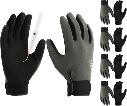 TAILI Level 2 Needlestick, Level 5 Puncture Resistant Work Gloves, Feather-Light Comfort, Grip Enhanced Cut Resistant Gloves for Gardening, Carving, Fishing, Breathable and Touchscreen Compatible, L