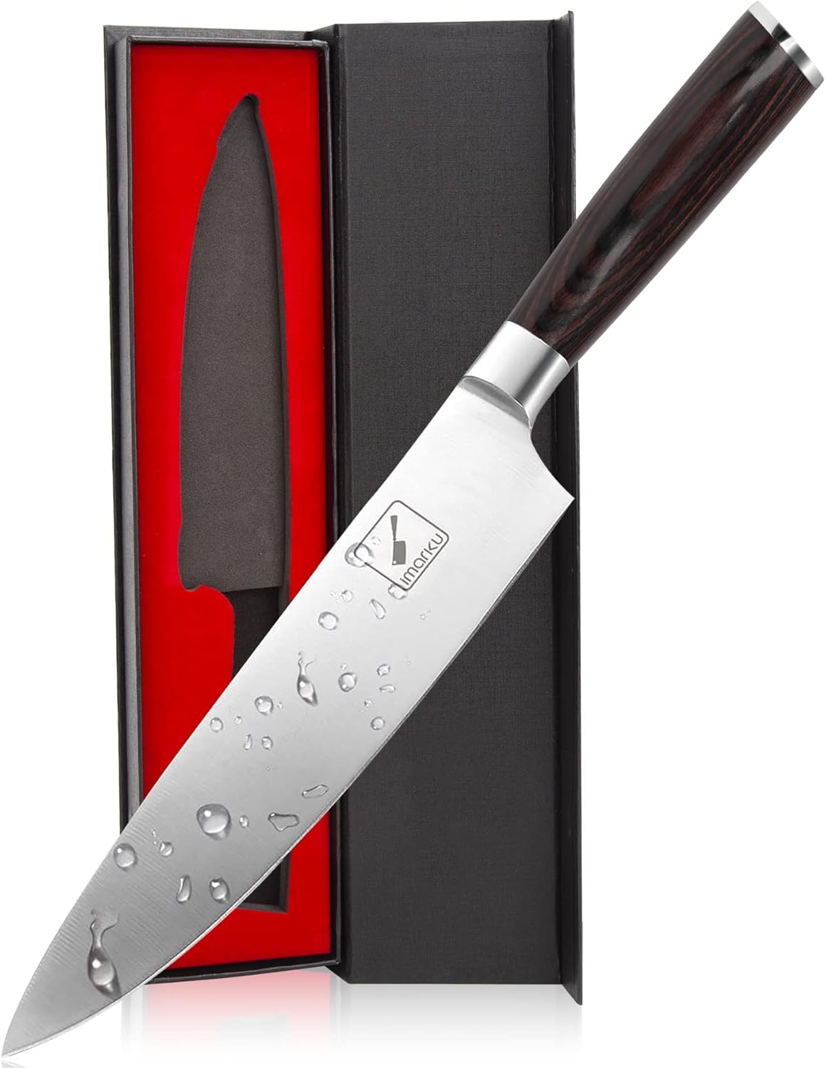 imarku Bread Knife 10 Inch: Japanese High Carbon Stainless Steel Professional Grade Serrated Bread Knife, Razor Sharp Edge Cake Knife for Homemade Bread/Bagels/Cake
