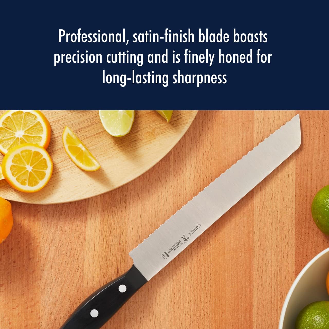 HENCKELS Statement Razor-Sharp 15-Piece White Handle Knife Set with Block, German Engineered Knife Informed by over 100 Years of Mastery