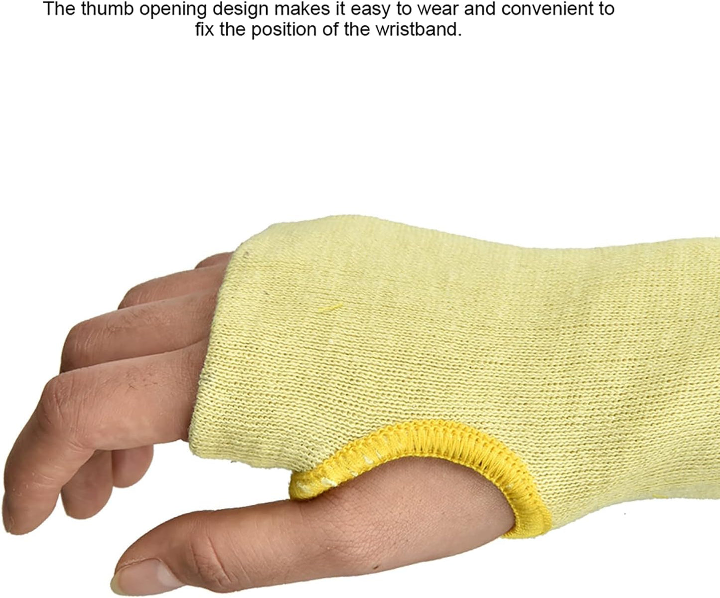 1 Pair Arm Sleeves, Heat Resist Safety Arm Guards, Anti Cutting Protective Arm Sleeves for Gardening, Welding, Kitchen, Farm