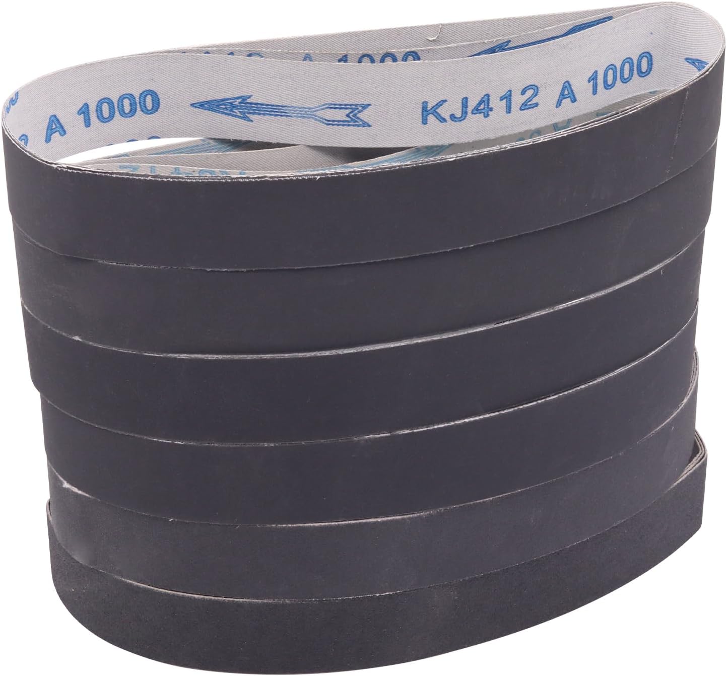 1x30 Inch Silicon Carbide Sanding Belts, 4 PCS Each of 80,120, 240, 400, 800,1000 Grits Knife Sharpening Belt Kits for 1 x 30 Inch Belt Sander, 24 Pack
