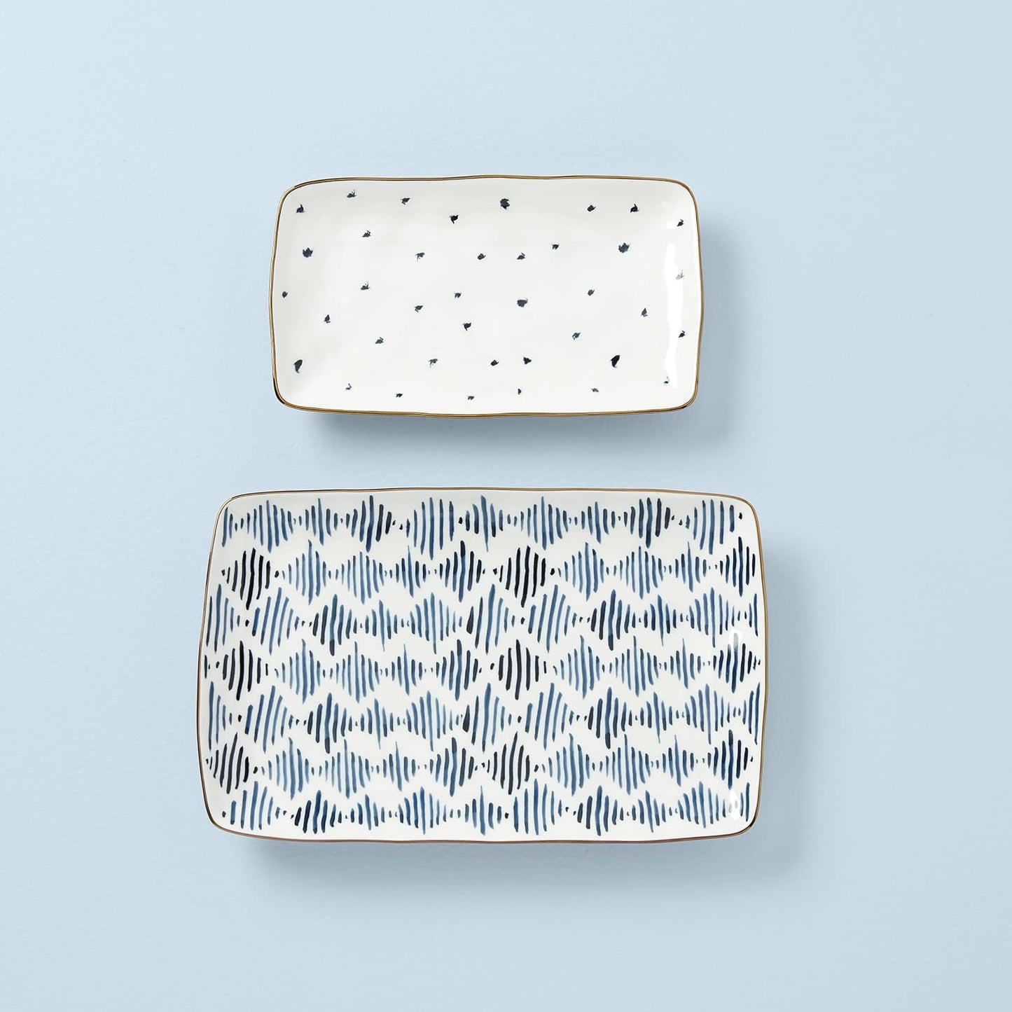 Lenox 895698 Blue Bay 2-Piece Glass Cutting Board Set