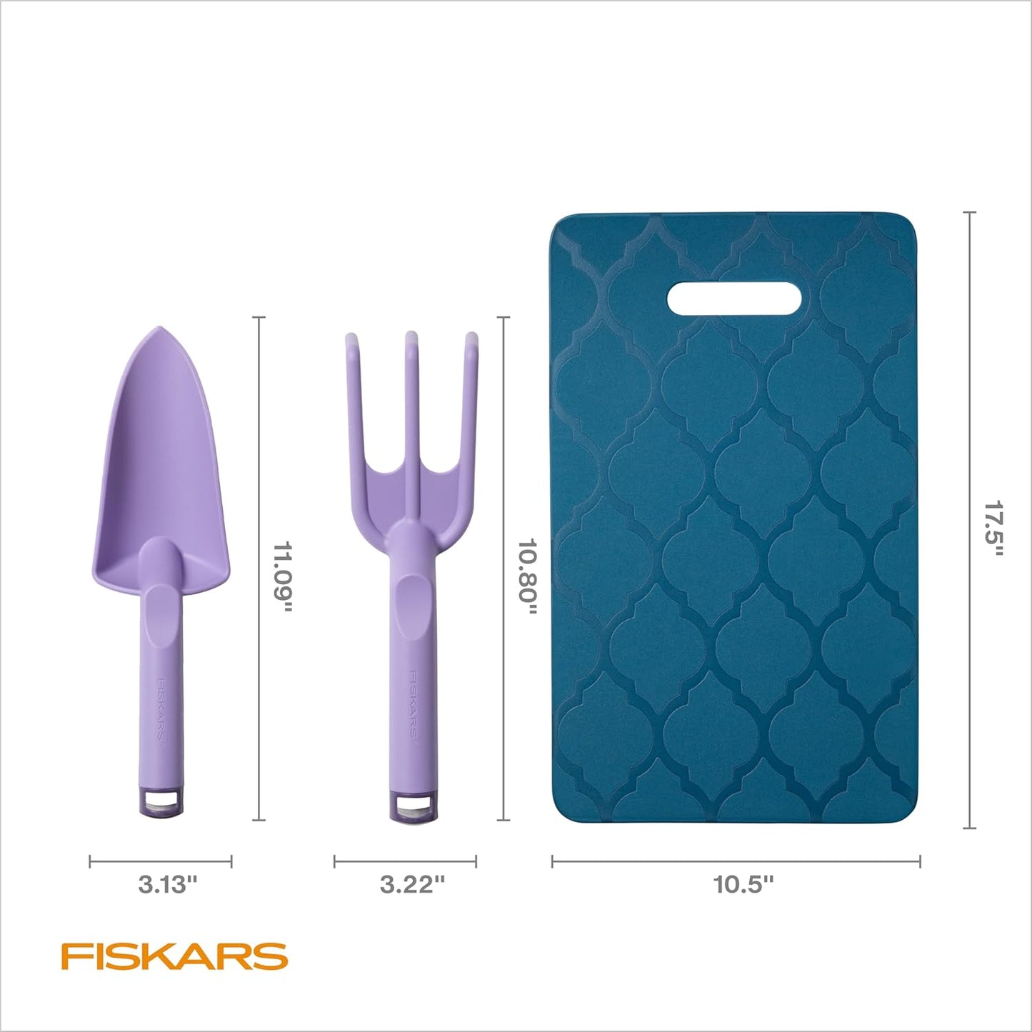Fiskars 2-Piece Pruning & Veggie Shears Set, Explore Collection Garden Tool Kit, Bypass Pruner for Light Trimming, Vegetable Shears with Serrated Stainless Steel Blades for Harvesting Flowers & Herbs