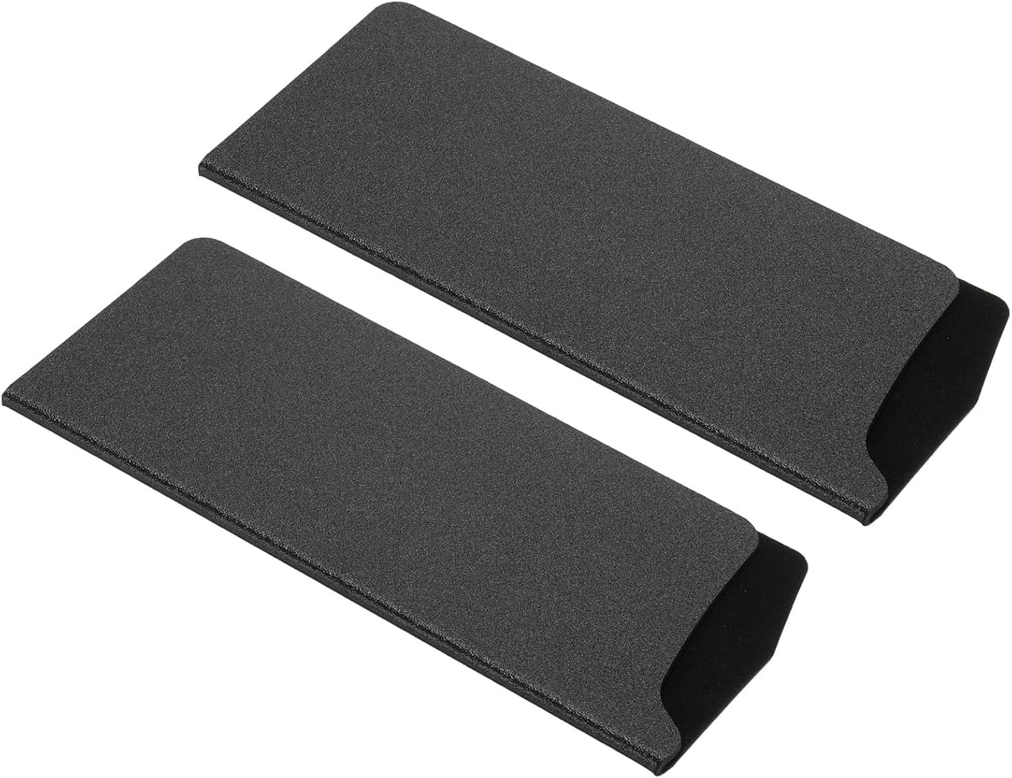 PATIKIL ABS Knife Cover Sleeves, 9x2 Inch Knife Blade Edge Guard Sheath Universal Blade Protector Flocking for Home Kitchen, Black