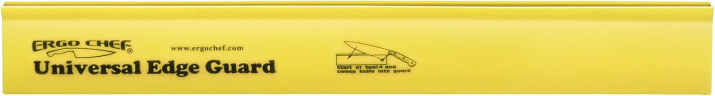 Ergo Chef Universal Knife Blade Edge Guard 8 Inch x 1.5 Inch for Knives up to 8” Blades, Durable BPA-Free Sturdy ABS Plastic, Knife Protector (Blue)