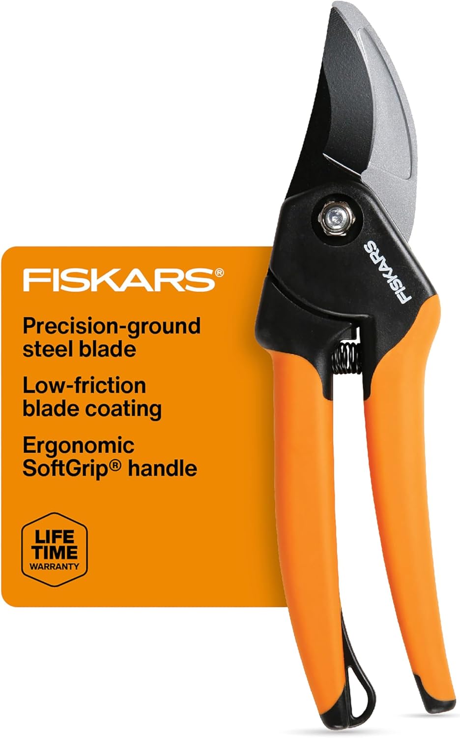 Fiskars 2-Piece Pruning & Veggie Shears Set, Explore Collection Garden Tool Kit, Bypass Pruner for Light Trimming, Vegetable Shears with Serrated Stainless Steel Blades for Harvesting Flowers & Herbs
