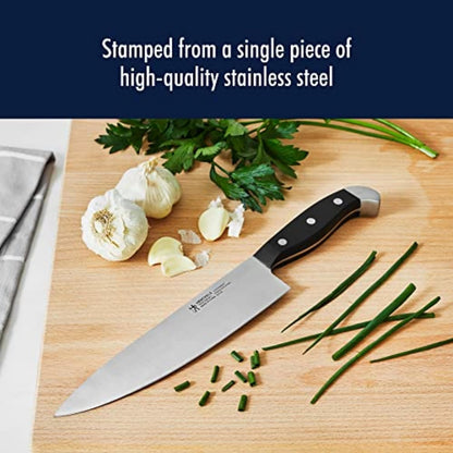 HENCKELS Statement Razor-Sharp 8-inch Slicing Knife, German Engineered Informed by 100+ Years of Mastery, Black/Stainless Steel
