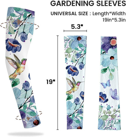 YPHCDO Gardening Sleeves Farm Sun Protection Arm Cooling Sleeves Thorn Proof Garden for Women Men with Thumb Hole