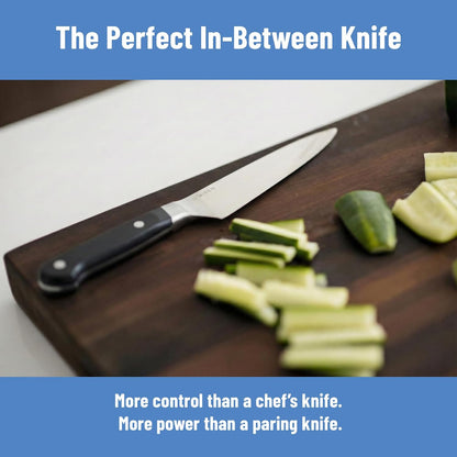Misen 8" Chef Knife – High Carbon Japanese AUS-10 Stainless Steel – Hybrid German & Japanese Blade – Precision Kitchen Knife for Professionals & Home Cooks – Ultimate Cutting Performance - Green
