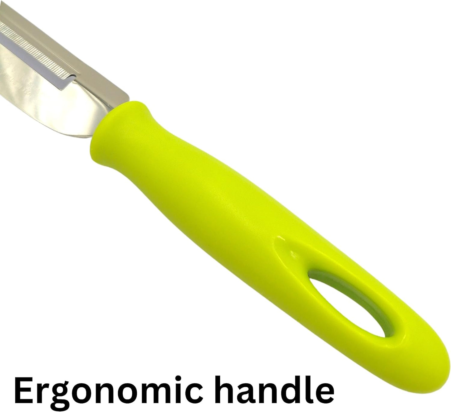 Fruit Peeler Cutter Vegetable Knife Double Blade Stainless Steel for Kitchen/Cut Slice and Peeling Knives for Chef 4 inches (Double Blade Green)