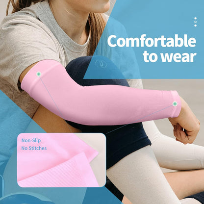 YESLIFE UV Sun Protection Arm Sleeves for Men & Women,UPF 50 Cooling Sports Sleeve