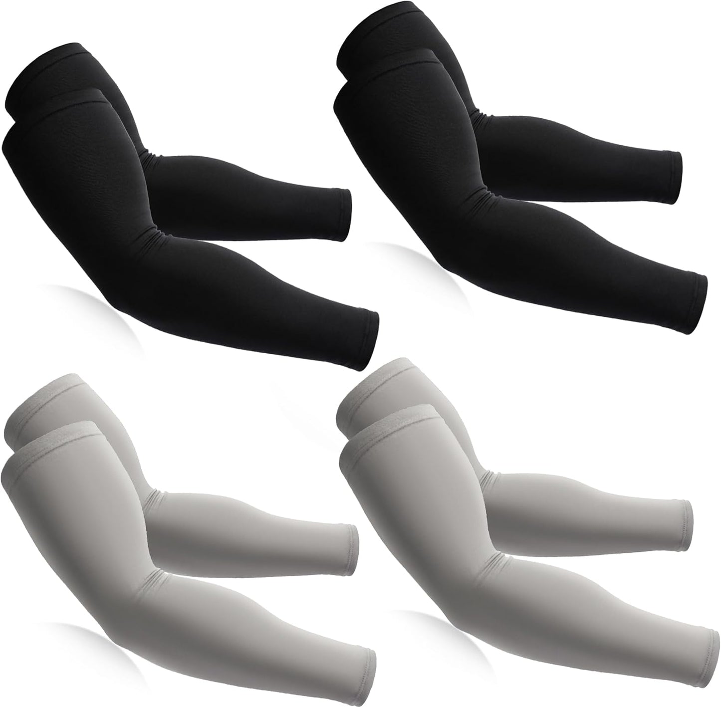 BHYTAKI Cooling Compression Arm Sleeves for Men Women,UPF50 UV Sun Protection Sleeves for Work Sport Tattoo Cover Up