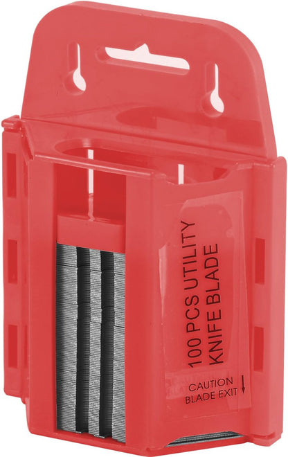 NEIKO 00678A 4-In-1 Folding Utility Knife Box Cutter Knives & Wire Stripper, Tool Hex Bit Holder Utility Work Knife & Bit Storage, Carpet Knife, Heavy Duty Box Cutter, Great work knife for men & women