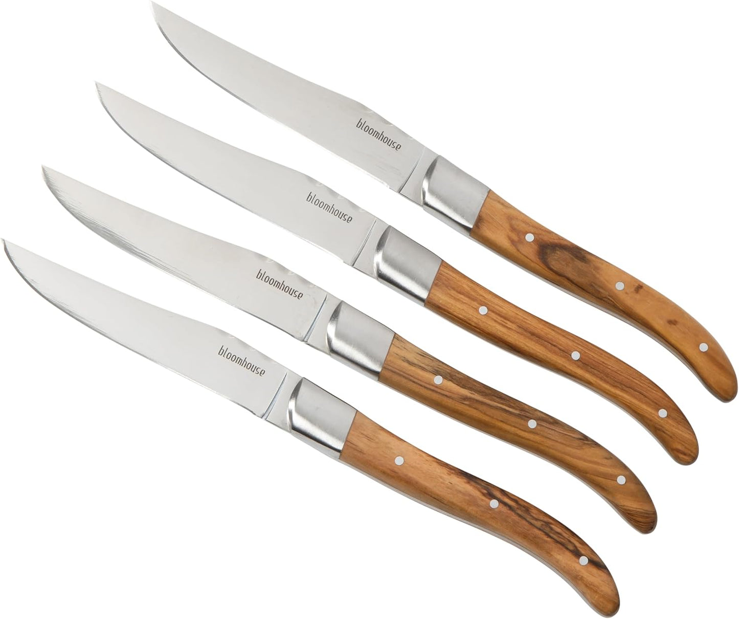 Bloomhouse - Two Time Oprah's Favorite Things Winner - 5" Utility Boning Kitchen Knife German Stainless Steel Blade w/Forged Italian Olive Wood Handle Full Tang for Meat Poultry & Precision Cutting