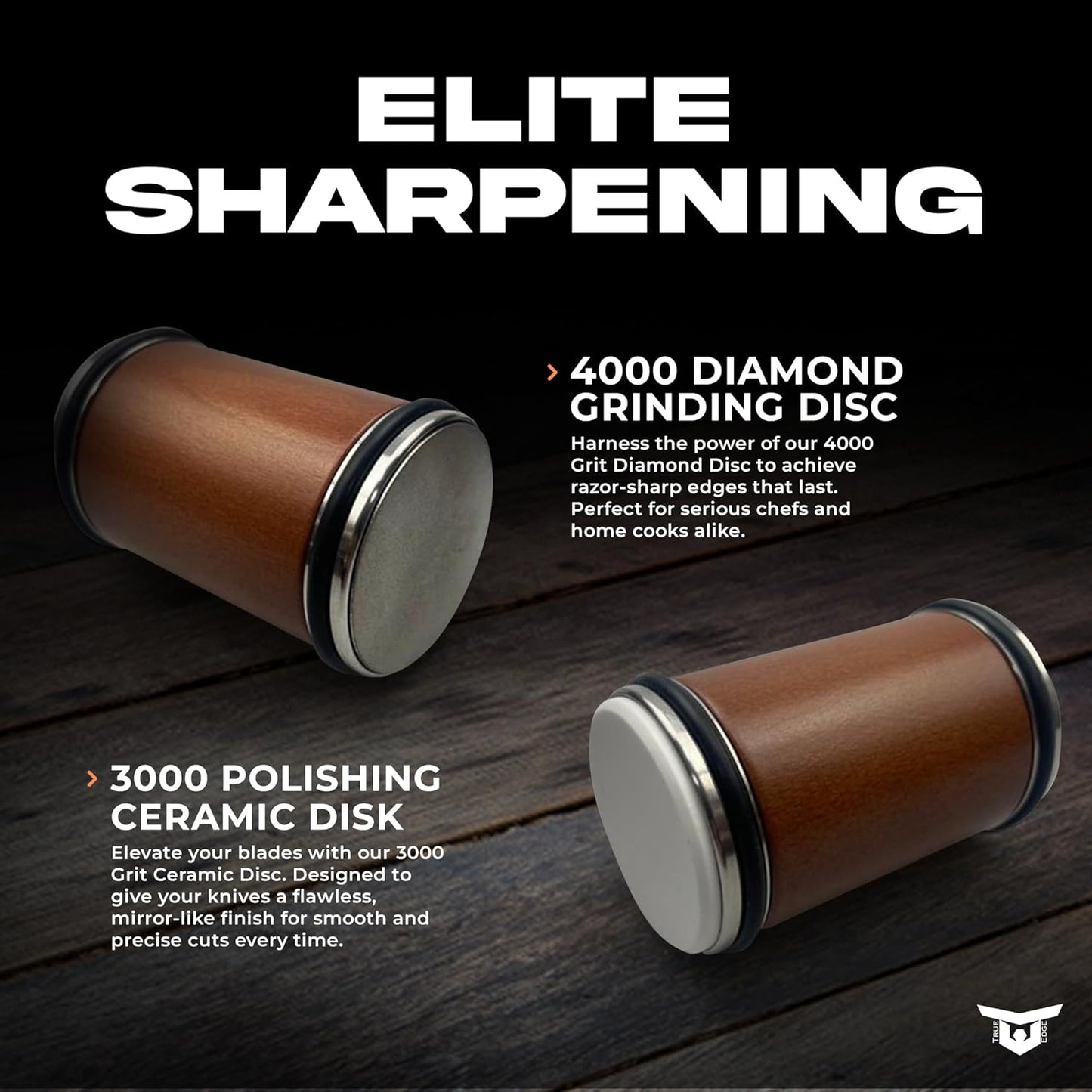 Rolling Knife Sharpener Tool Kit, Kitchen Knife Sharpener with Diamonds and Ceramic, Sharpener Kit offer 15° & 20° Magnetic Angles, Hunting knife Sharpener for Kitchen Gadgets & Gifts