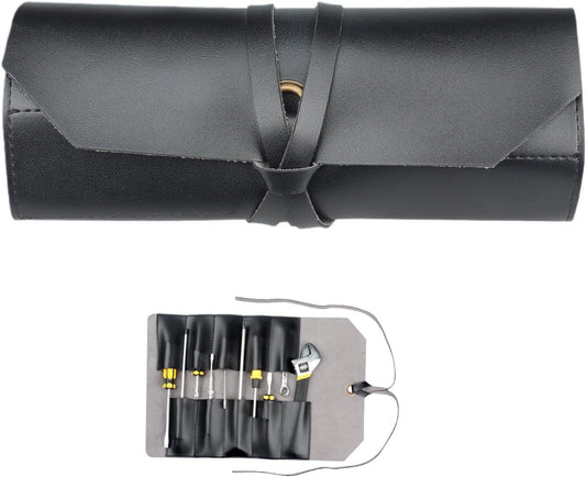 10 Pockets Roll Up Tool Pouch, Chisel Roll Multi-Functional Tool Roll Bag, Leather Portable Repair Woodworking And Electrical Bag, Store Chisel,Wrench,Pliers,Carving Knife (BROWN)
