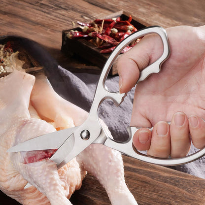 Jasni 100% Full Stainless Steel separable Sharp Powerful Kitchen Scissors Multi-Purpose Heavy Duty Dishwasher Safe Food Scissors Kitchen Shears for Chicken Poultry bone