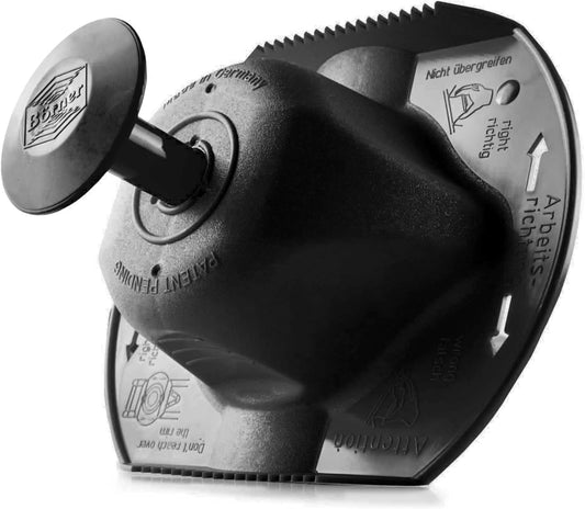 Borner by Reston Lloyd Food Safety Holder for Mandoline Slicers, Cutters & Graters, Protective Finger Guard for Safe Slicing & Grating, Made in Germany, Green