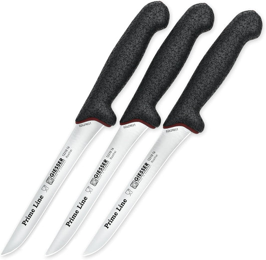 Giesser since 1776, Made in Germay, Boning knife 6 Inch Flexible Streight thinn Blade, Ultra Slip Resistant, Dishwashersafe, rustfree, Butcher Knife for Filleting (3)