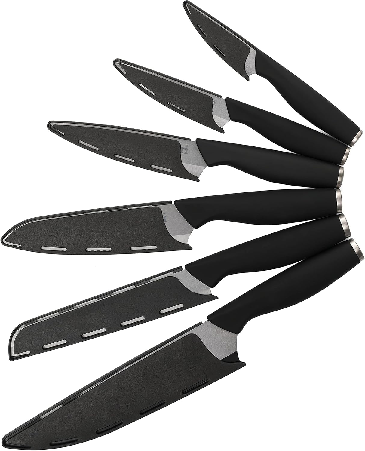 Ozeri Elite Chef 3-Piece Black Ceramic Knife Set