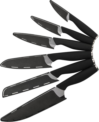 Ozeri Elite Chef 3-Piece Black Ceramic Knife Set
